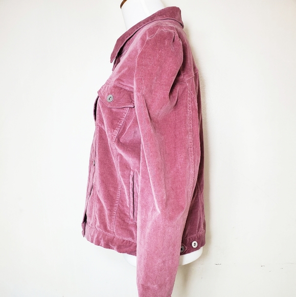 Cece Pink Button Down Jacket - Picture 3 of 5